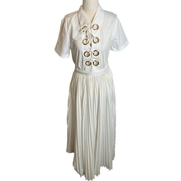 J. Crew White Maxi Dress Size 8 - Picture 2 of 9